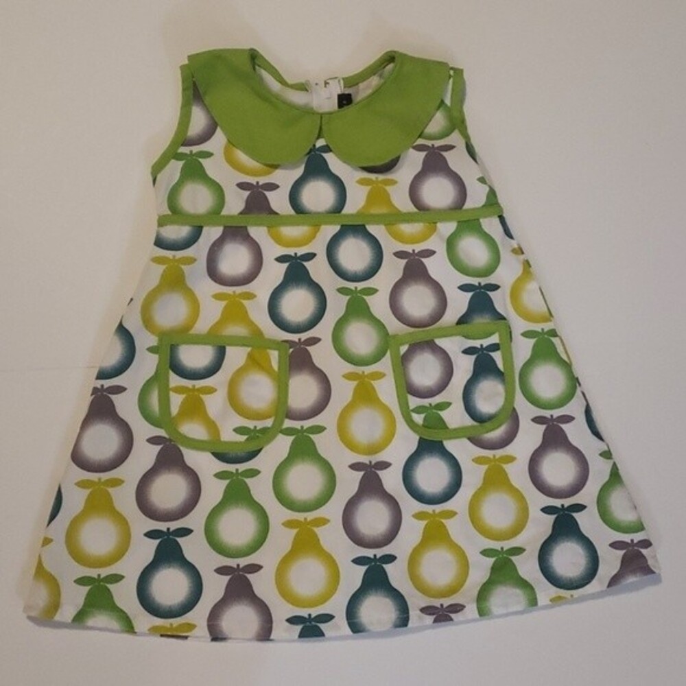 PAULINA QUINTANA Pear Collared Dress size 2T